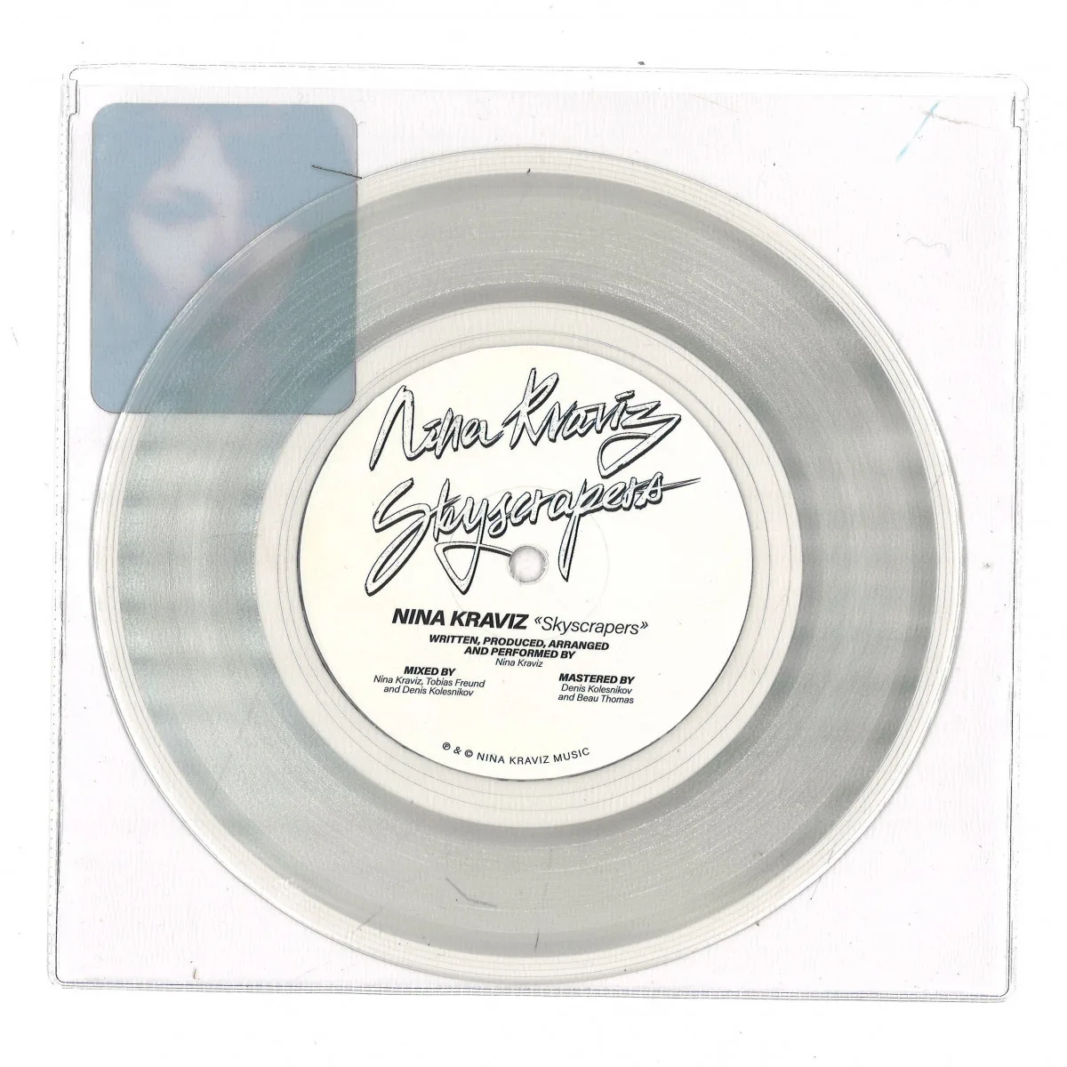 Обратная сторона обложки — Nina Kraviz — Skyscrapers 7"