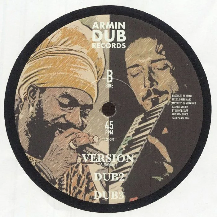 Обратная сторона обложки — Saah KARIM — Give Jah The Glory