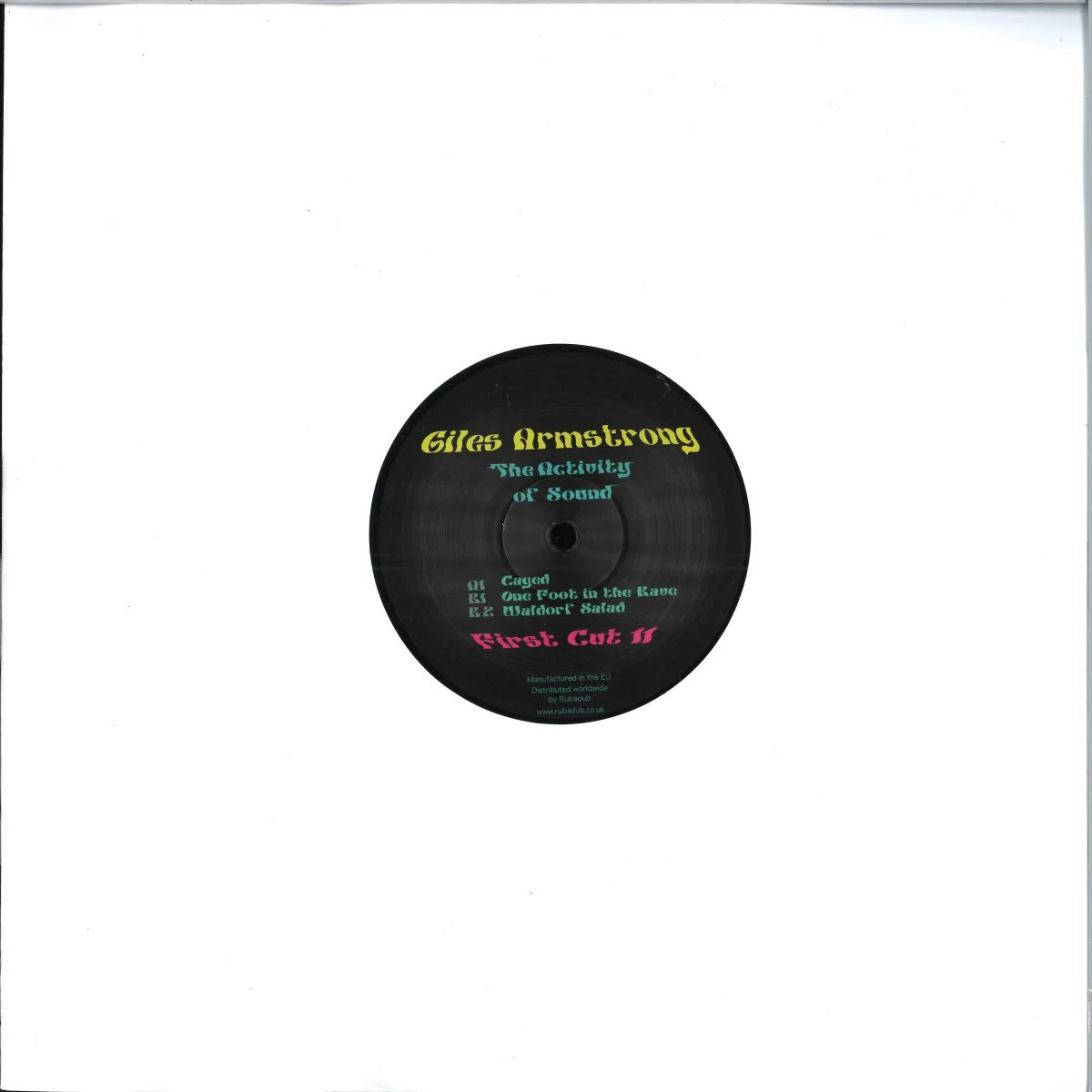 Обратная сторона обложки — Giles Armstrong — The Activity of Sound EP