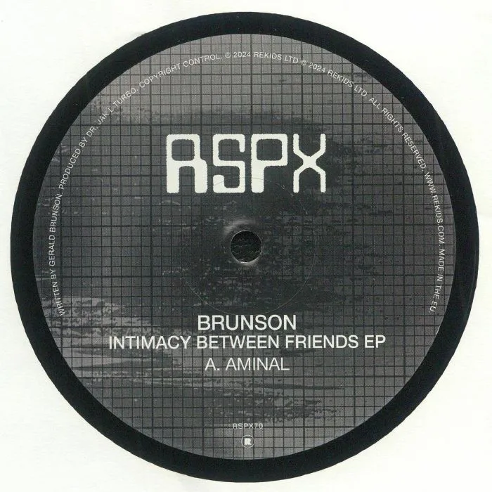 Front cover — BRUNSON — Intimacy Between Friends EP