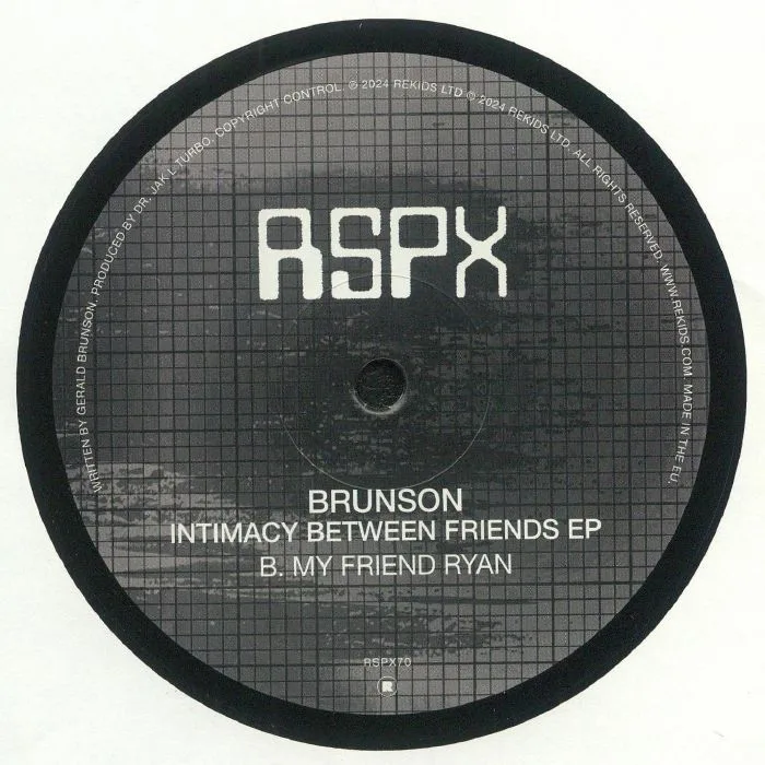 Back cover — BRUNSON — Intimacy Between Friends EP
