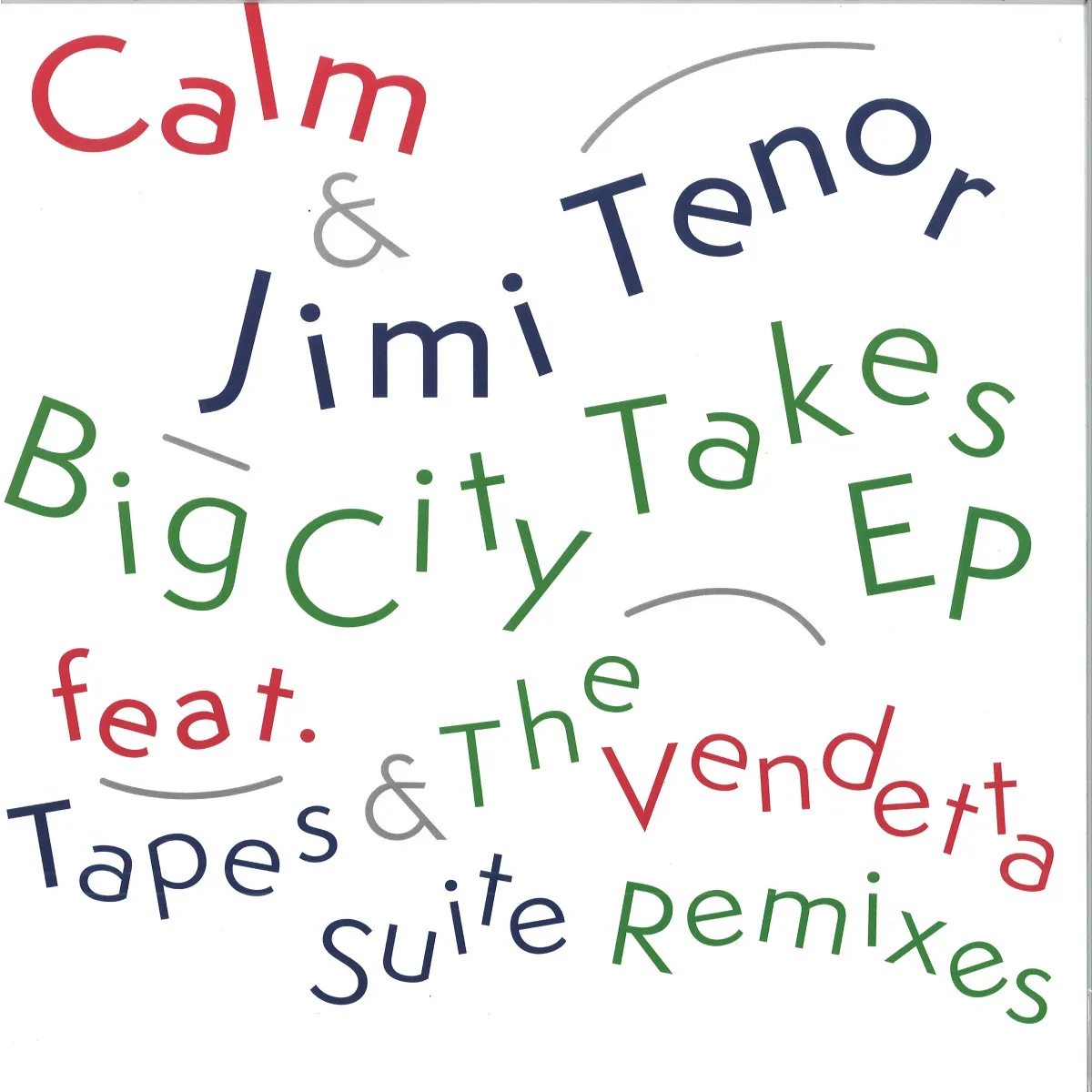 Лицевая сторона обложки — Calm & Jimi Tenor — Big City Takes EP