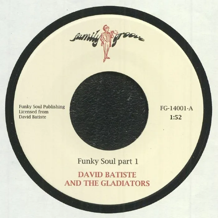 David BATISTE / THE GLADIATORS — Funky Soul (reissue)