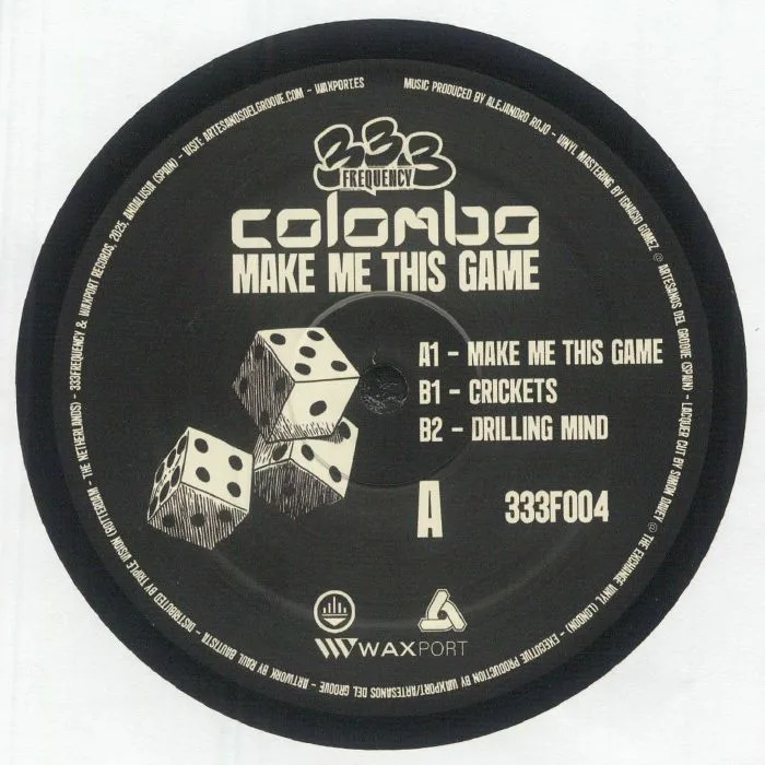 Обратная сторона обложки — COLOMBO — Make Me This Game