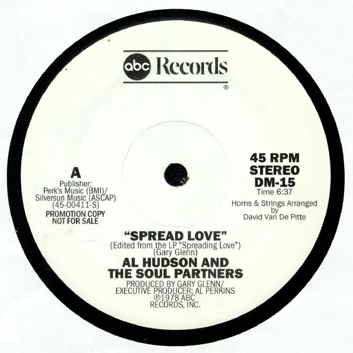 Front cover — Al HUDSON & THE SOUL PARTNERS — Spread Love