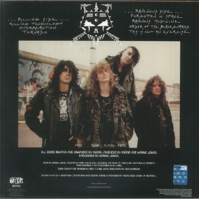 Обратная сторона обложки — VOIVOD — Killing Technology (reissue)