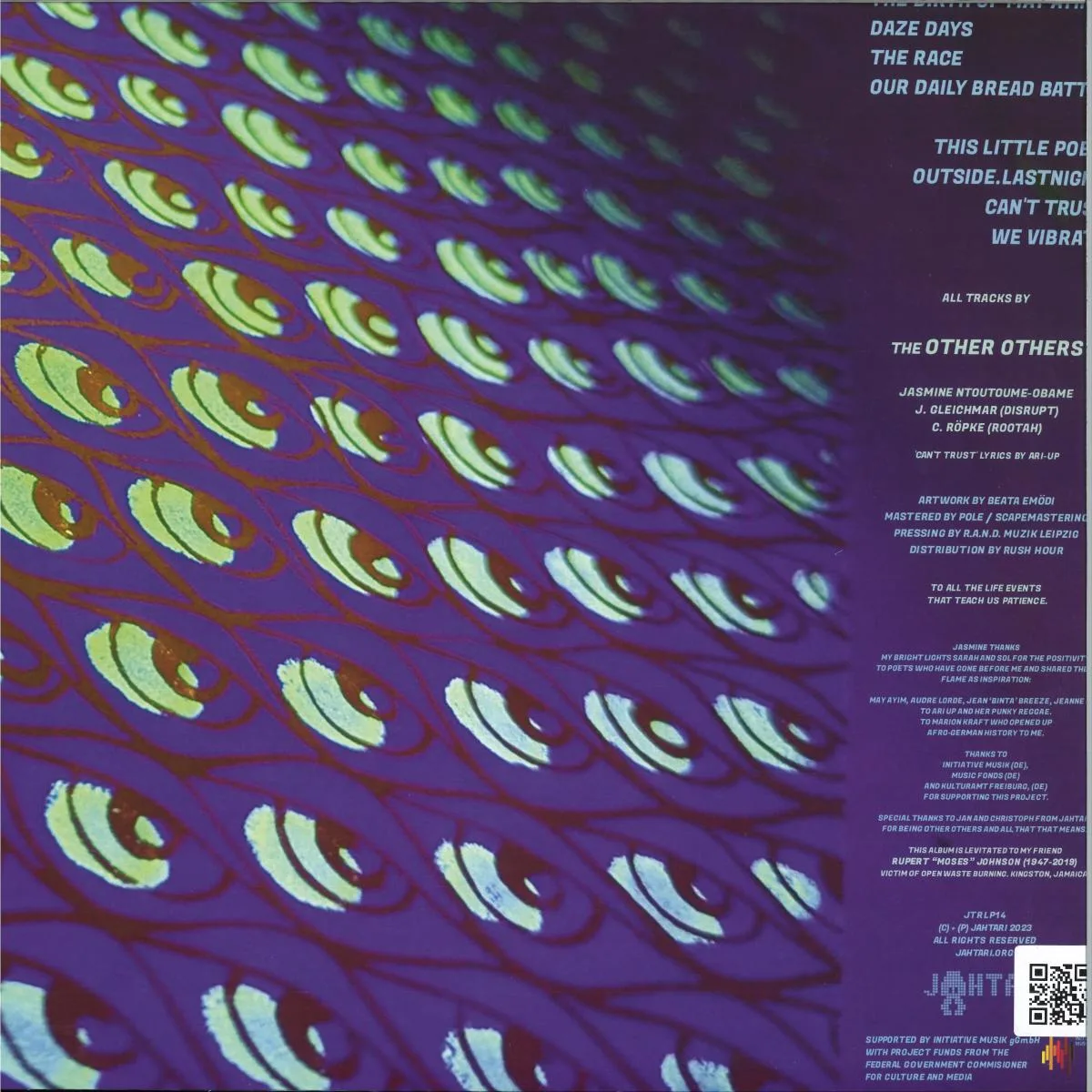 Обратная сторона обложки — THE OTHER OTHERS — THE OTHER OTHERS LP