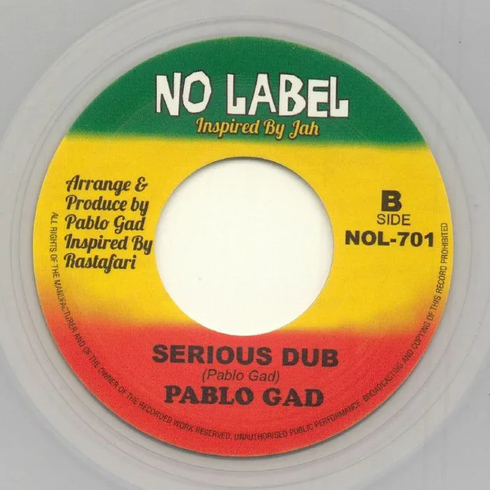 Обратная сторона обложки — Pablo GAD — Serious Time
