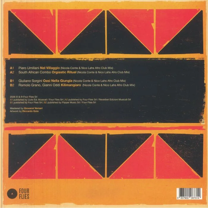 Обратная сторона обложки — Nicola CONTE / NICO LAHS / VARIOUS — Reloved (The Afro Club Mixes)
