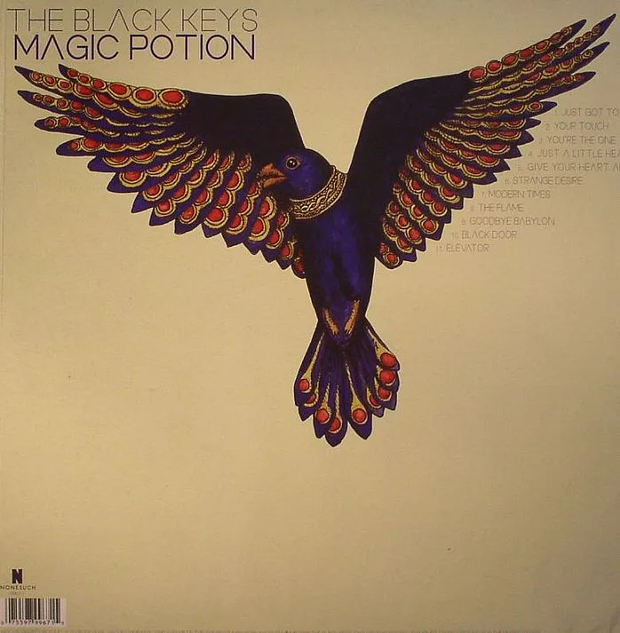 Back cover — The BLACK KEYS — Magic Potion