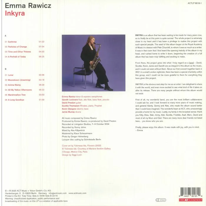 Back cover — Emma RAWICZ — Inkyra
