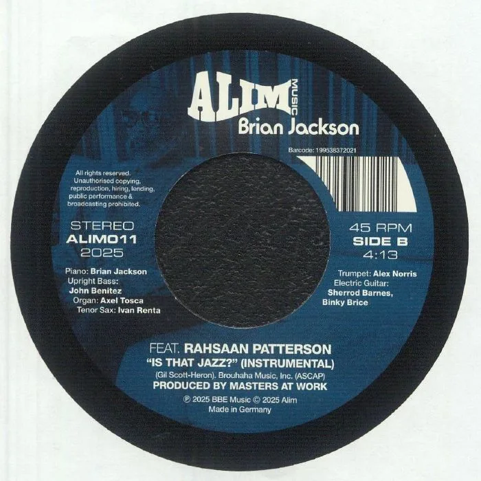 Back cover — Brian JACKSON — Is That Jazz?