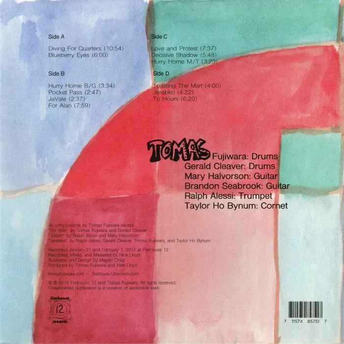 Back cover — Tomas FUJIWARA — Triple Double