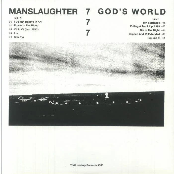 Back cover — MANSLAUGHTER 777 — God's World