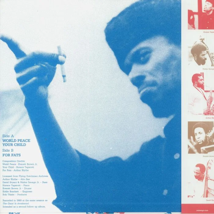 Обратная сторона обложки — HORACE TAPSCOTT QUINTET — The Quintet