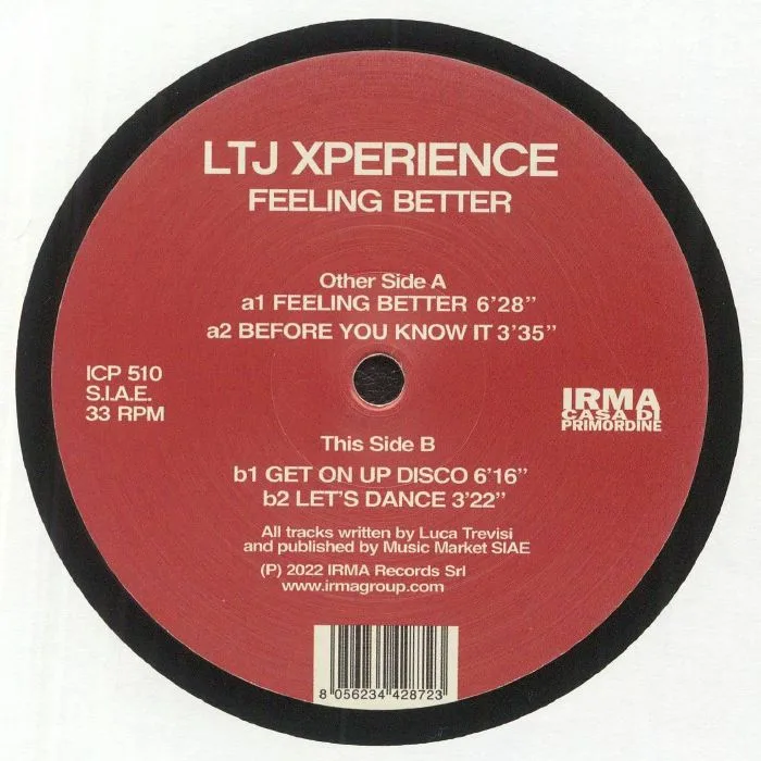 Обратная сторона обложки — LTJ XPERIENCE — Feeling Better