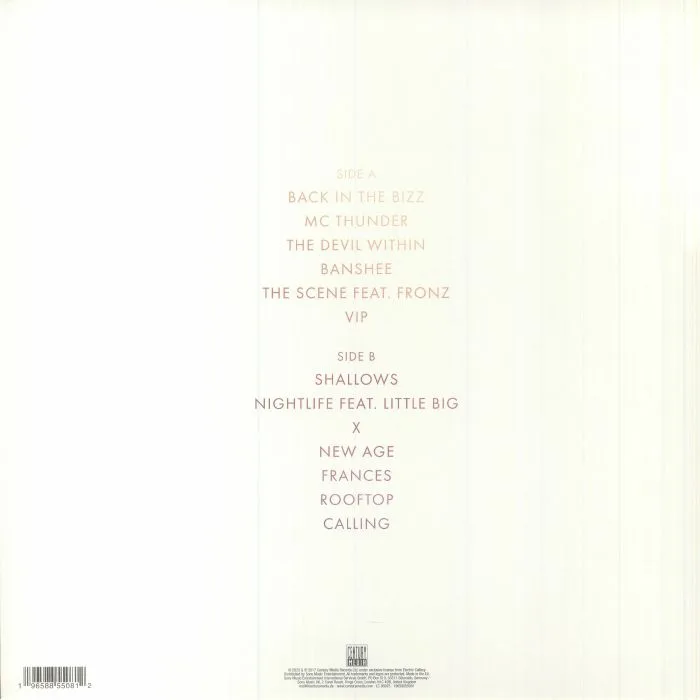 Обратная сторона обложки — ELECTRIC CALLBOY — The Scene (reissue)