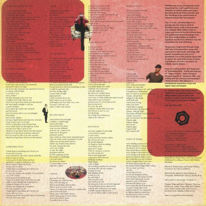 Back cover — ANDRE SALVADOR & THE VON KINGS — Andre Salvador & The Von Kings
