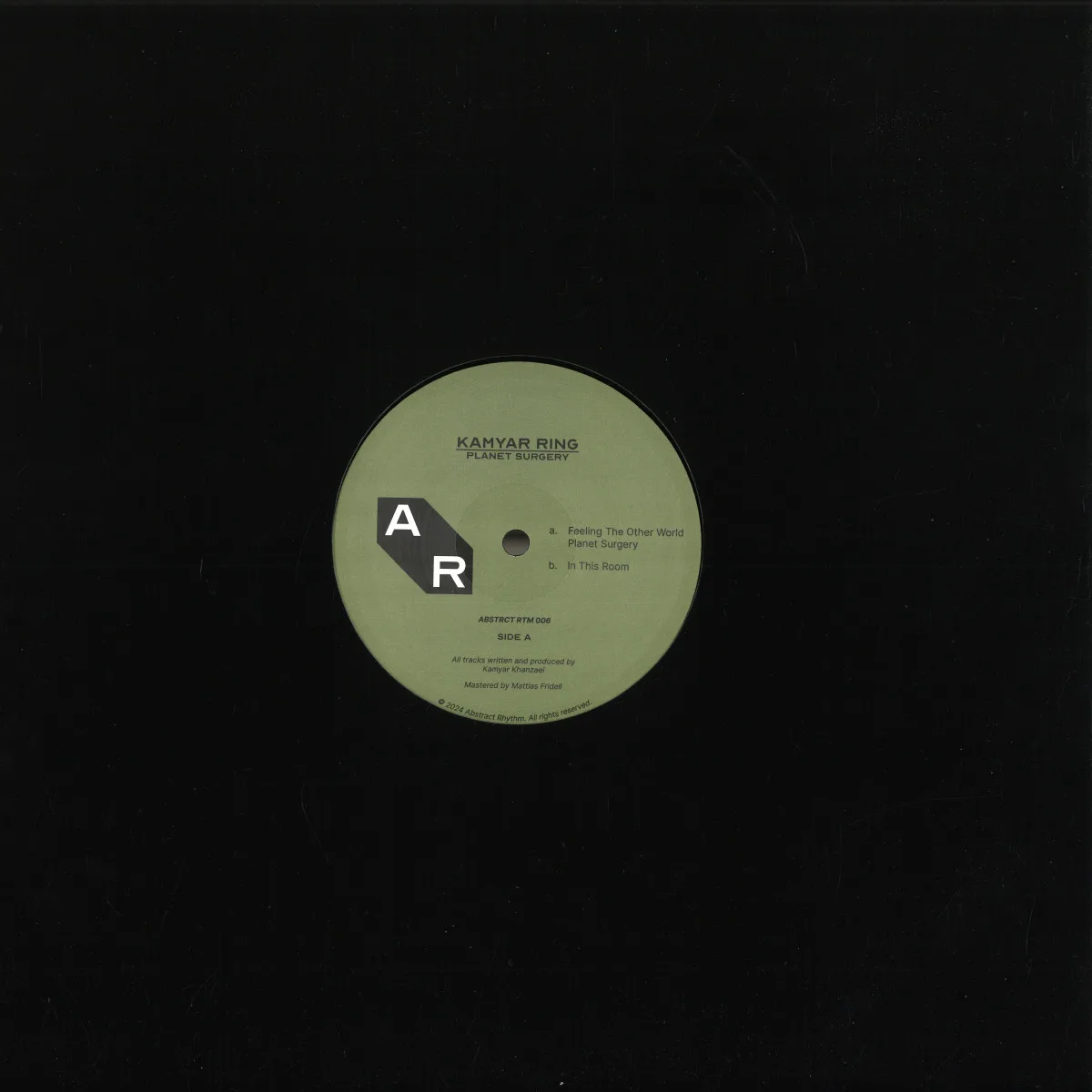 Back cover — Kamyar Ring — Planet Surgery EP
