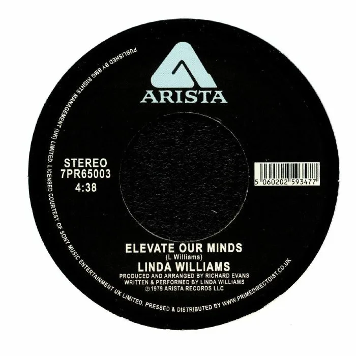 Лицевая сторона обложки — Linda WILLIAMS — Elevate Our Minds