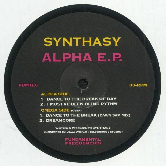 Front cover — SYNTHASY — Alpha EP
