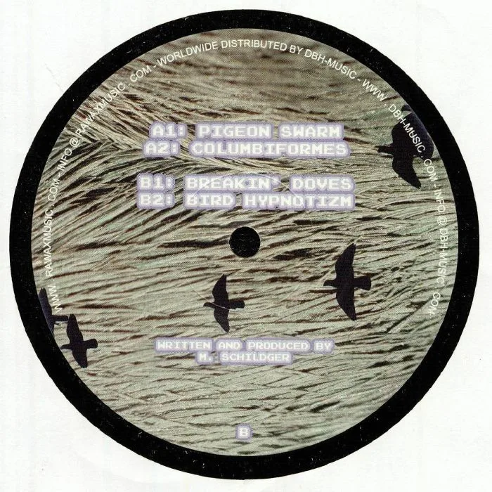 Обратная сторона обложки — Matthias SCHILDGER — Columbiformes EP
