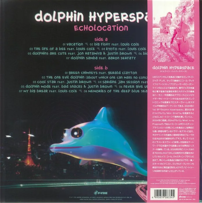 Back cover — DOLPHIN HYPERSPACE — Echolocation (Japanese Edition)