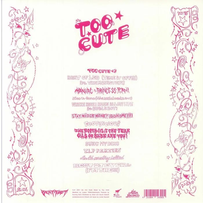 Back cover — BEATFOOT — Too Cute