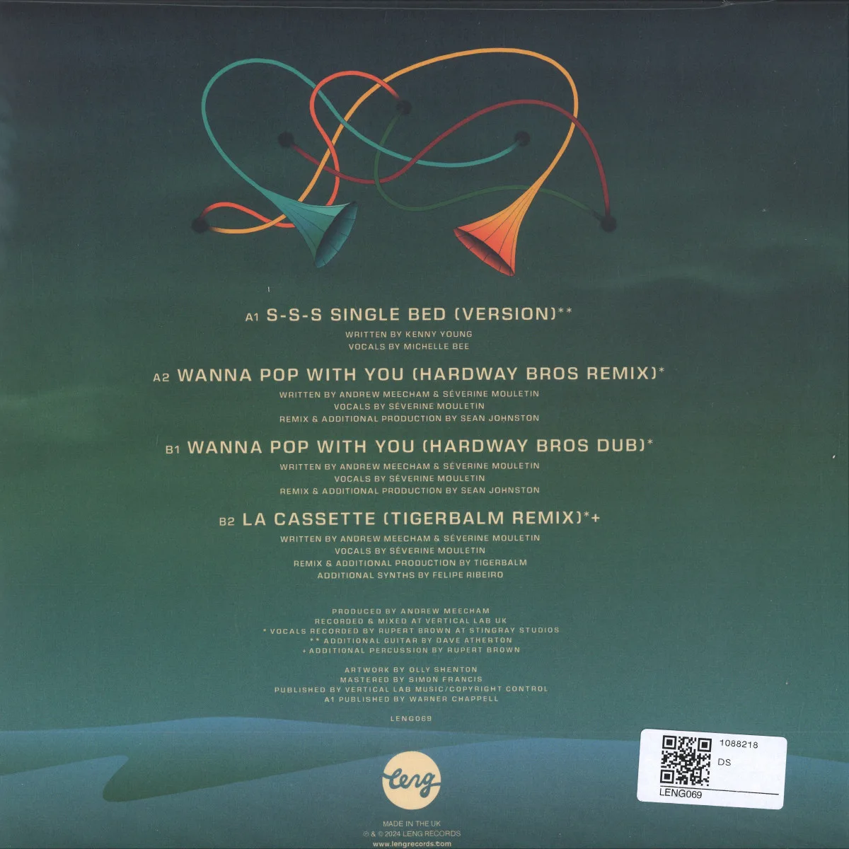 Обратная сторона обложки — Various — The Emperor Machine – Remixes