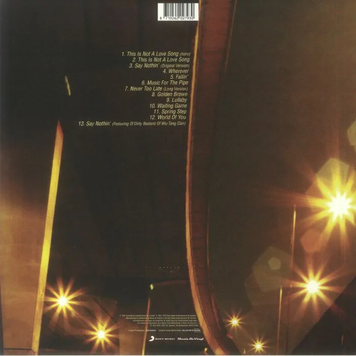 Back cover — OMAR — This Is Not A Love Song