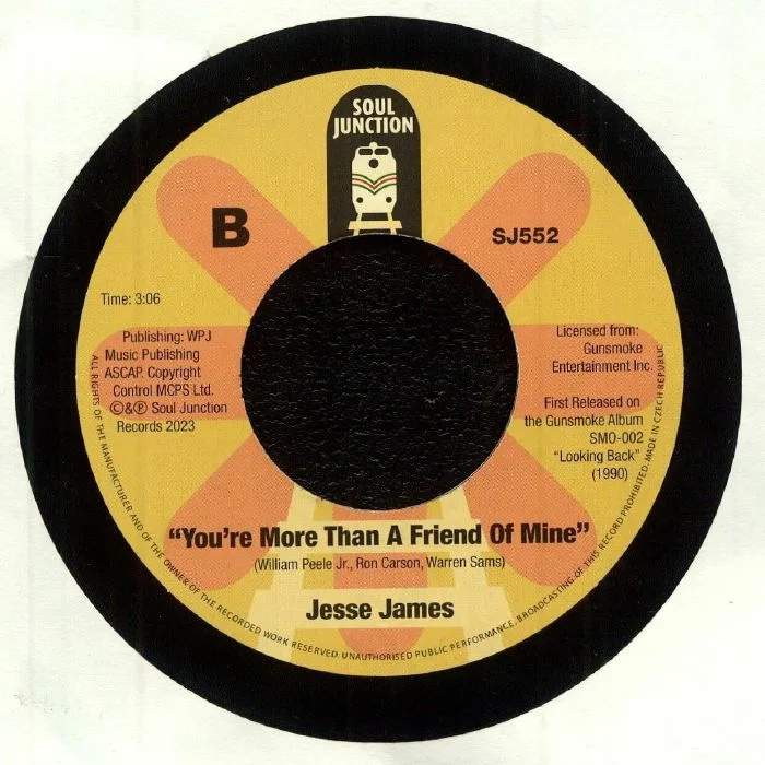 Back cover — Jesse JAMES — Eveybody's Talking At Me