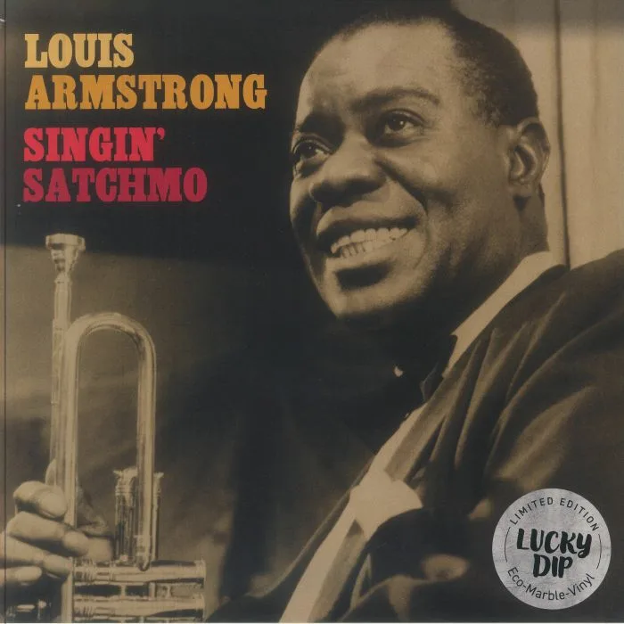 Лицевая сторона обложки — Louis ARMSTRONG — Singin' Satchmo