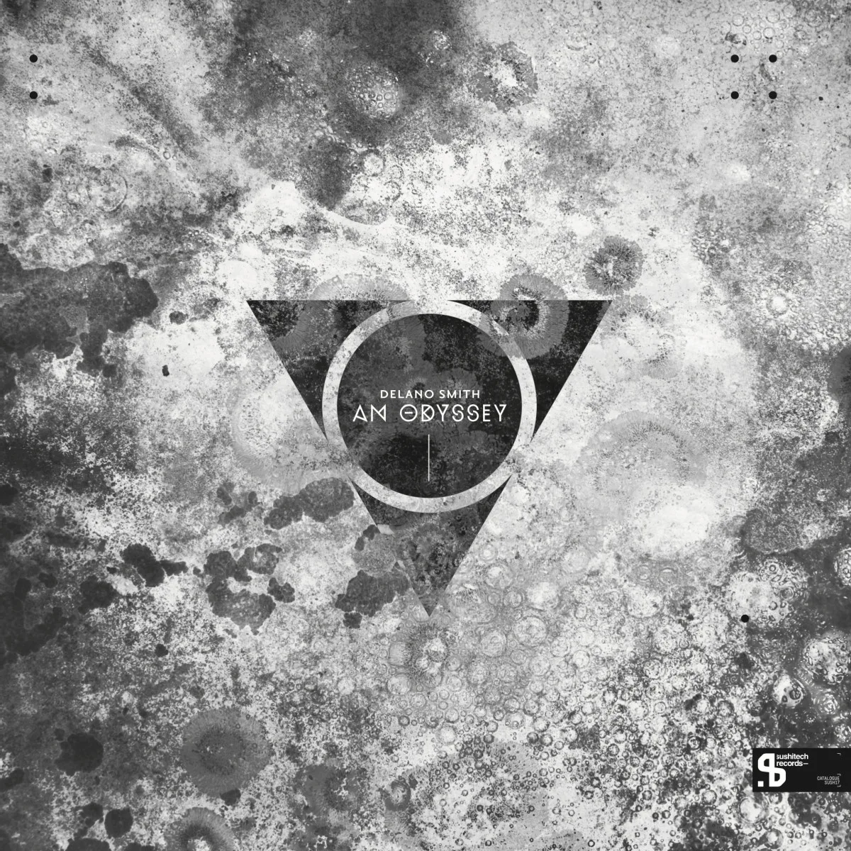 Лицевая сторона обложки — Delano Smith — An Odyssey 3x12" (20th Anniversary Edition – Gold Vinyl)
