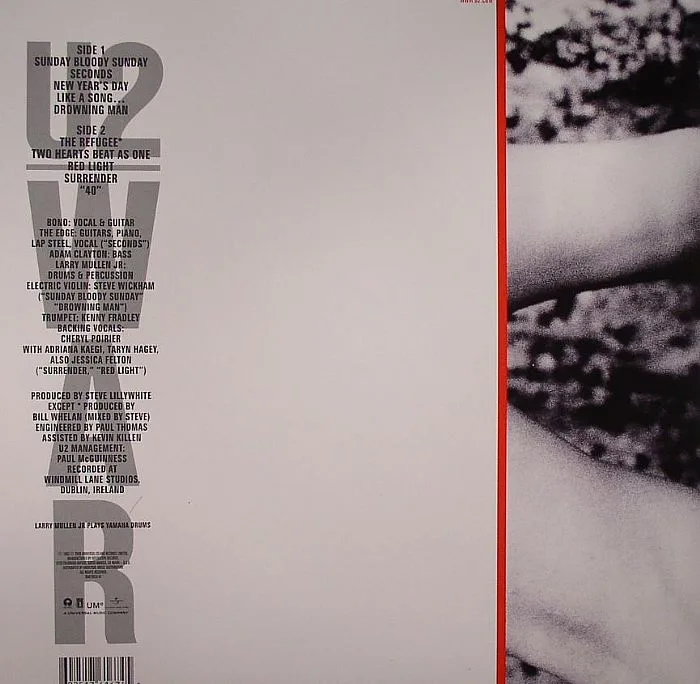 Обратная сторона обложки — U2 — War