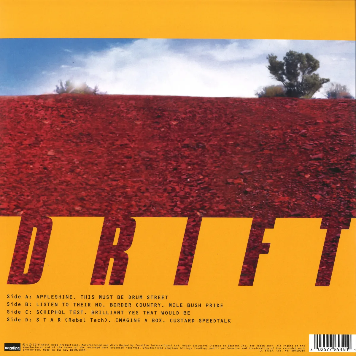 Обратная сторона обложки — Underworld — Drift Series 1 LP 2x12"