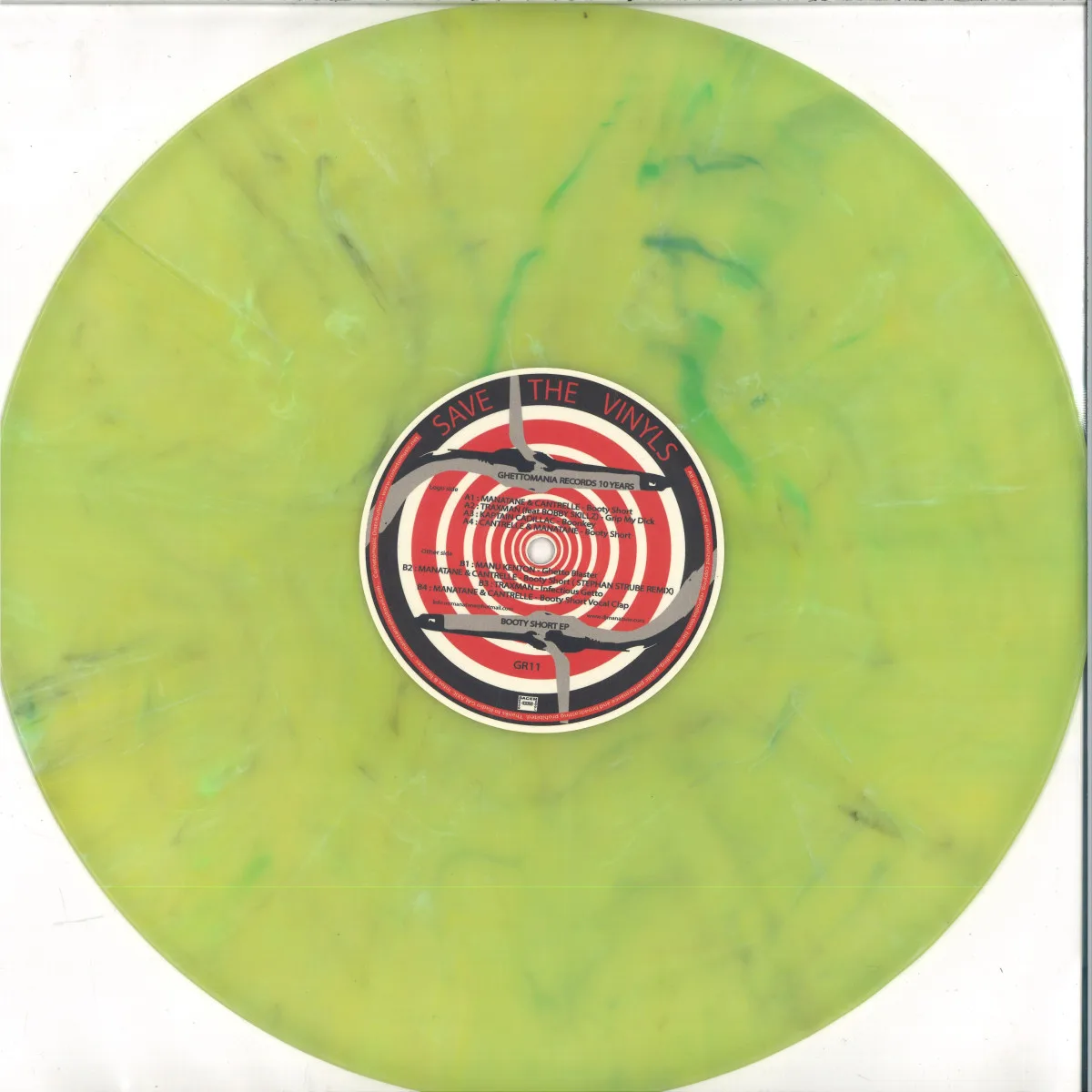 Back cover — Ghettomania Records — Booty Short EP