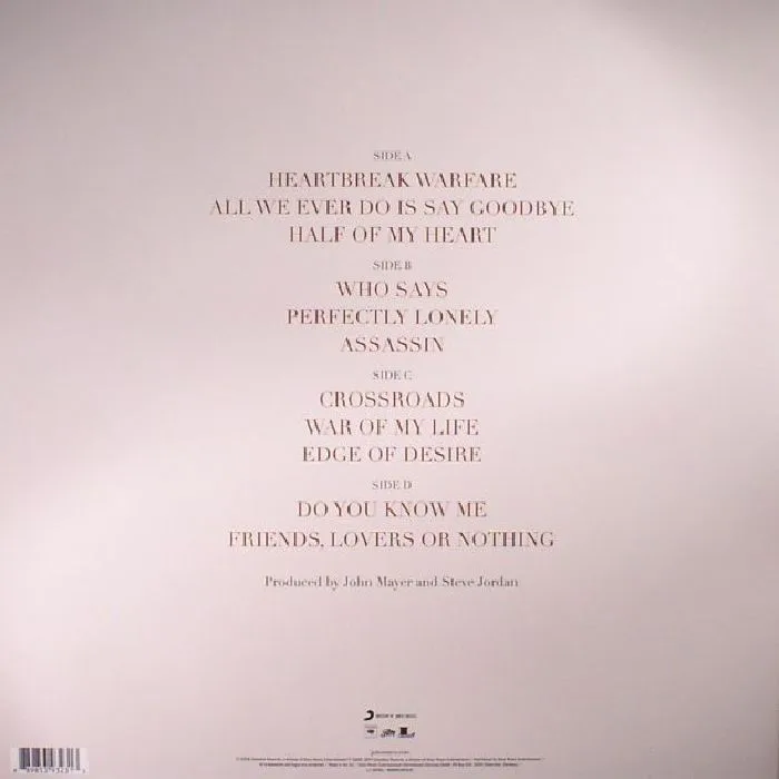 Back cover — John MAYER — Battle Studies (reissue)