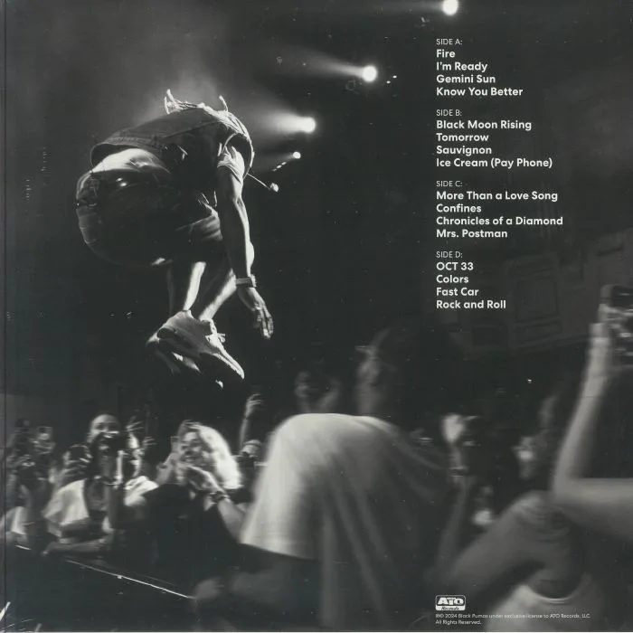 Обратная сторона обложки — BLACK PUMAS — Live At Brooklyn Paramount