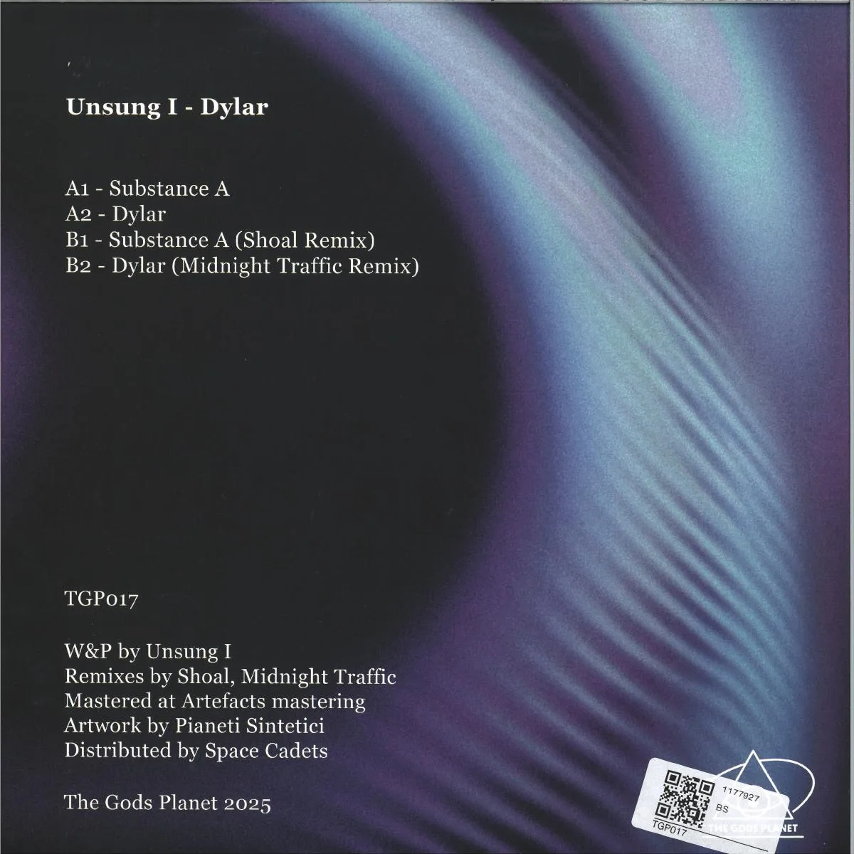 Обратная сторона обложки — Unsung I — Dylar