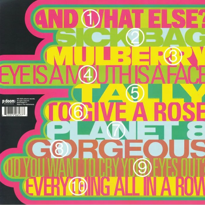 Back cover — BODY TYPE — Tally