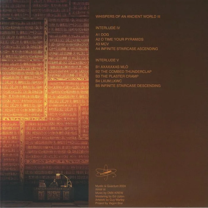 Back cover — DMX KREW — Whispers Of An Ancient World III
