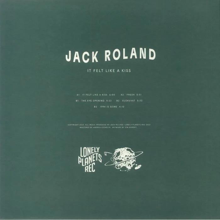 Обратная сторона обложки — Jack ROLAND — It Felt Like A Kiss