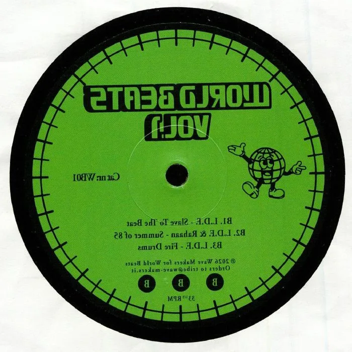 Back cover — LDF / JESSE BRU / RAHAAN / DJ MERCI — World Beats Vol 1