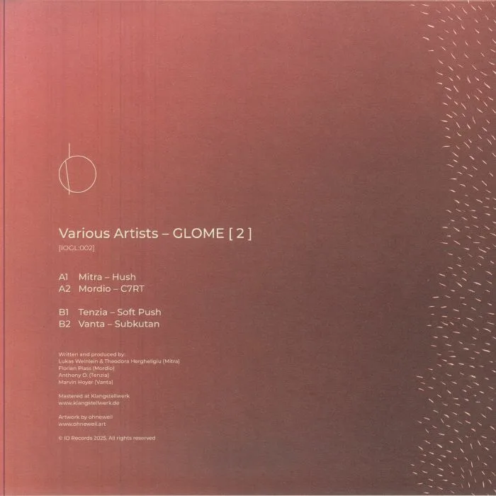 Back cover — MITRA / MORDIO / TENZIA / VANTA — Glome