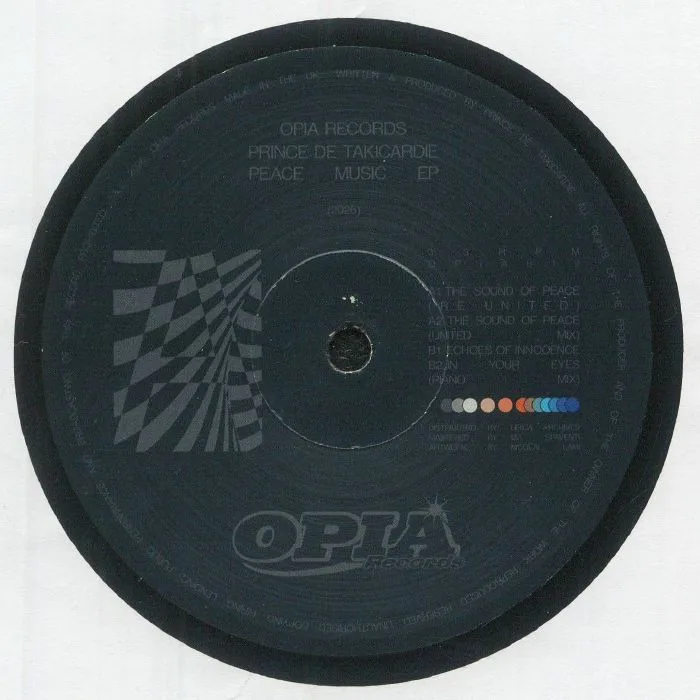 Лицевая сторона обложки — PRINCE DE TAKICARDIE — Peace Music EP