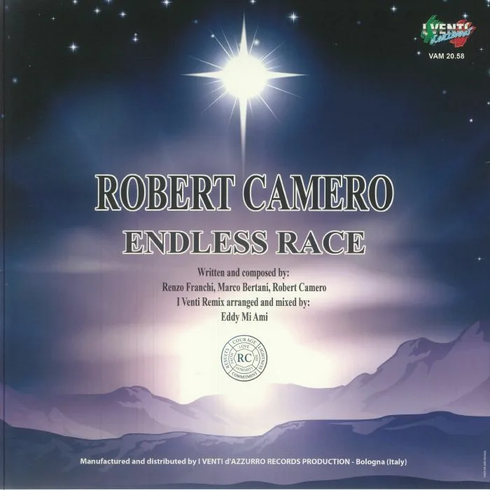 Обратная сторона обложки — Robert CAMERO — Endless Race
