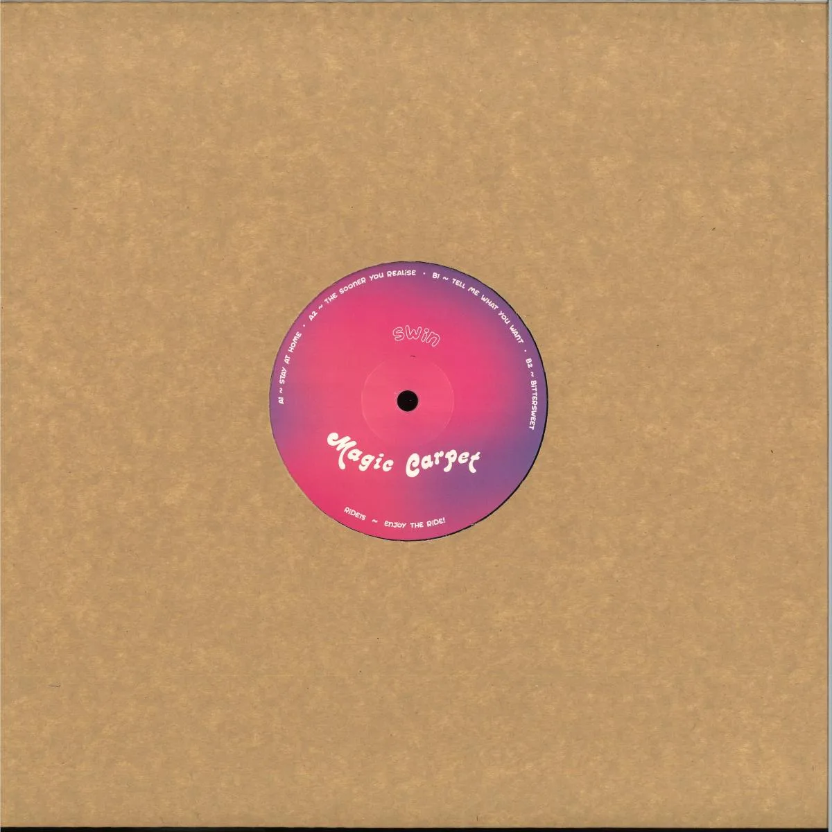 Back cover — Swin — Stay At Home EP