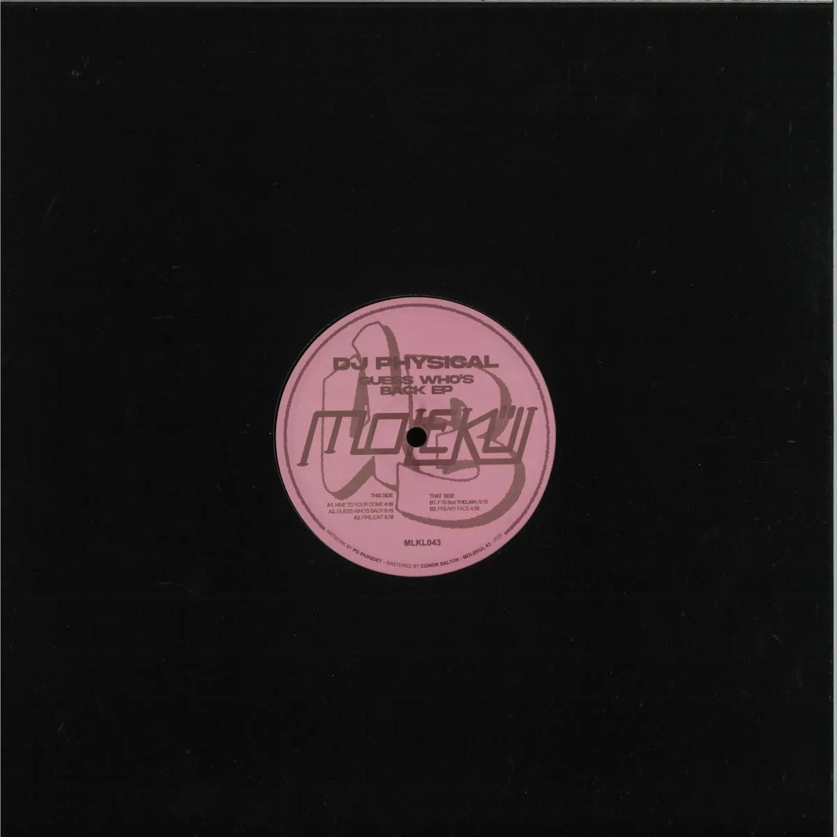 Обратная сторона обложки — DJ Physical — Guess Who's Back EP