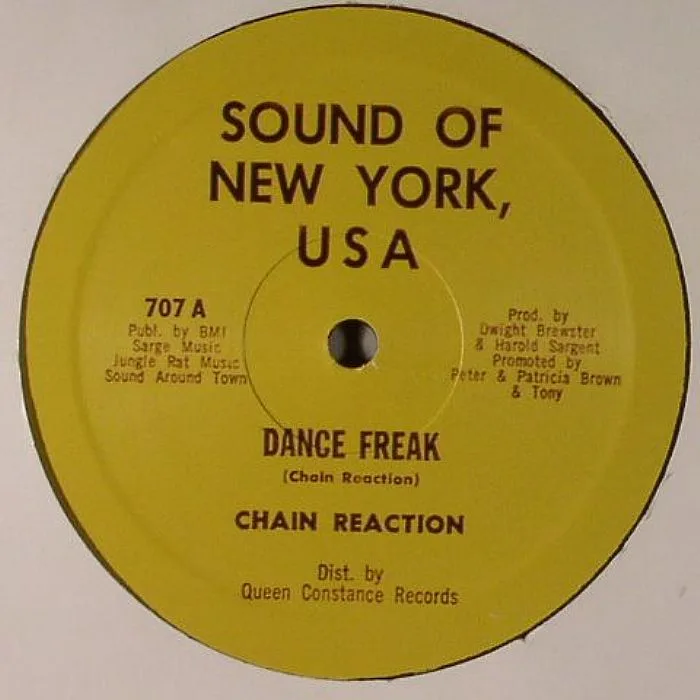 Back cover — CHAIN REACTION — Dance Freak
