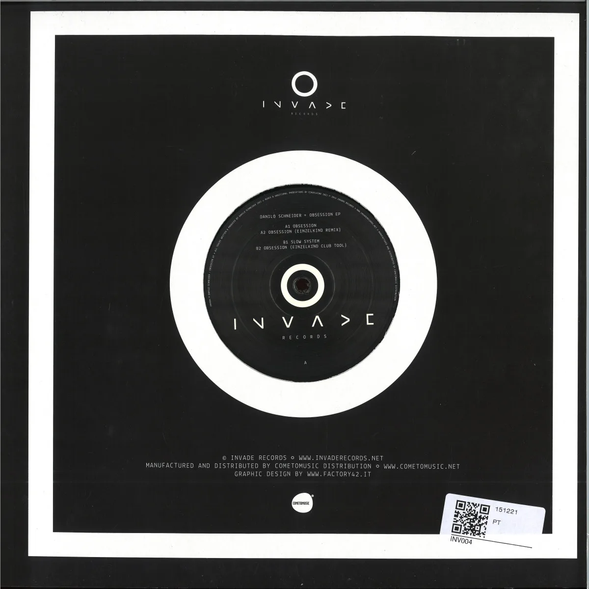 Back cover — Danilo Schneider — Obsession EP